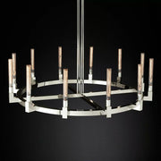 JC Prismatic Candlestick Series Glass Chandelier