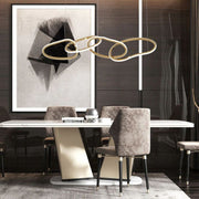 JC Cassina Round Ring Chandelier