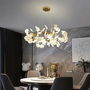 JC Ceramic Ginkgo Circle Chandelier