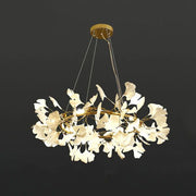 JC Ceramic Ginkgo Circle Chandelier