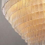 JC Siri Clear Round Chandelier 52"