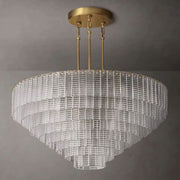 JC Siri Clear Round Chandelier 52"