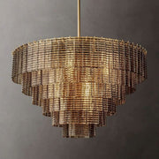 JC Siri Smoke Round Chandelier 41"