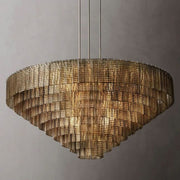 JC Siri Smoke Round Chandelier 65"