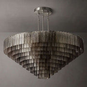 JC Siri Smoke Round Chandelier 65"