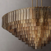 JC Siri Smoke Round Chandelier 65"