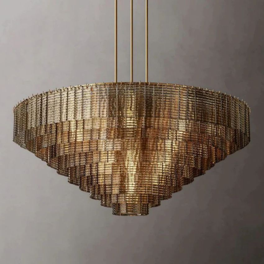 JC Siri Smoke Round Chandelier 65