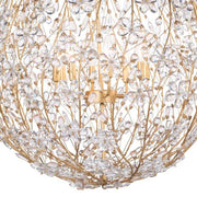 JC Cherish 8 Lights Spherical Chandelier 30"D