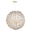 JC Cherish 8 Lights Spherical Chandelier 30"D