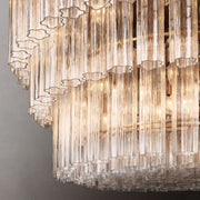 JC Ice 3-Tier Round Chandelier 48”