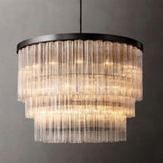 JC Ice 3-Tier Round Chandelier 48”