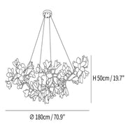 JC Circular Blossom Chandelier