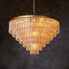 Claira Glass Round Multi-layer Chandelier - jchandelier