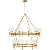 JC Classic 54" Two-Tier Ring Chandelier