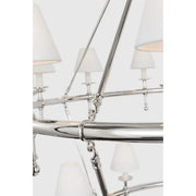 JC Classic 54" Two-Tier Ring Chandelier