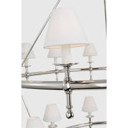 JC Classic 54" Two-Tier Ring Chandelier