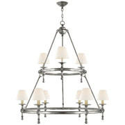 JC Classic Two-Tier Ring Chandelier