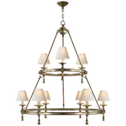 JC Classic Two-Tier Ring Chandelier