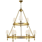 JC Classic Two-Tier Ring Chandelier