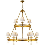 JC Classic Two-Tier Ring Chandelier