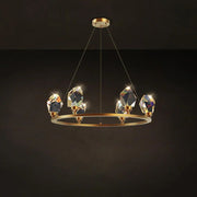 JC Nicole Crystal Round Chandelier