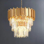 JC Bourbons Henri Crystal Round Chandelier