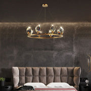 JC Nicole Crystal Round Chandelier