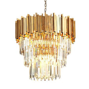 JC Bourbons Henri Crystal Round Chandelier