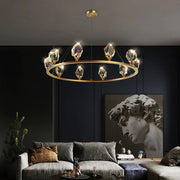 JC Nicole Crystal Round Chandelier