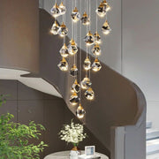 JC Nicole Crystal Staircase Chandelier