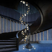 JC Nicole Crystal Staircase Chandelier