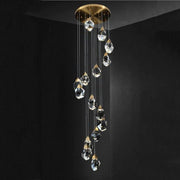 JC Nicole Crystal Staircase Chandelier