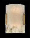 JC Curved Alabaster Wall Sconce