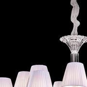 JC Bastian Short Zenith Crystal Chandelier