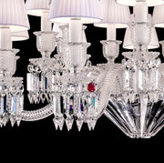 JC Bastian Short Zenith Crystal Chandelier