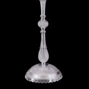 JC Bastian Zénith Crystal Candelabra With Fabric Shade Floor Lamp