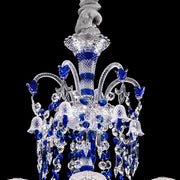 JC Bastian Zenith Blue Crystal Chandelier