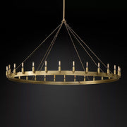 JC Caminare Vintage Filament Round Chandelier