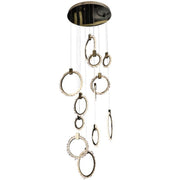 JC Daltree 12 Rings Chandelier