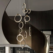 JC Daltree 12 Rings Chandelier