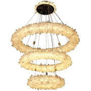 JC Daltree Crystal Halo Modern Chandelier