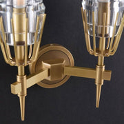 JC Dave Double Wine Glass Wall Sconce