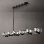 JC Delmar Double Linear Chandelier 72"