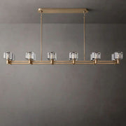 JC Delmar Double Linear Chandelier 72"