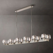 JC Delmar Double Linear Chandelier 72"