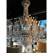 JC Extra Large European-style Multi-layers Candle Luxury Crystal Chandelier