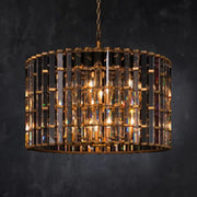 Dora Glass Round Chandelier - jchandelier