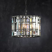 Dora Glass Round Chandelier - jchandelier