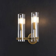 JC Double Head Kaleidoscope Wall Sconce, Brass