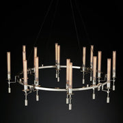 JC Prismatic plus Round Chandelier 58"